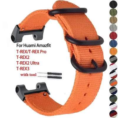 Nylonband für Huami Amazfit T-rex 3/2 pro Uhrenarmband für Huami Amazfit T-rex Ultra Sport Gürtel Image