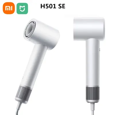 XIAOMI MIJIA H501 SE High Speed Anion Hair Dryer Wind 62m/s 1600W 110,000 Rpm Professional High Speed Hair Dryer CN Version