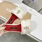 CH Women's Solid Colour Printing Simple Fashion Slippers High-End Style Elegant Wearable Office Working Woman