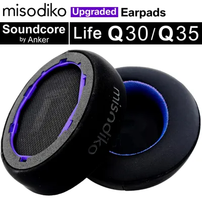 misodiko Verbesserte Ohrpolster als Ersatz für Anker Soundcore Life Q30, Q35 Kopfhörer Image