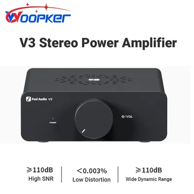 Woopker Stereo-Leistungsverstärker V3 TPA3255 300 W X2 2 Kanal Klasse D HIFI Mini-Audioverstärker Image