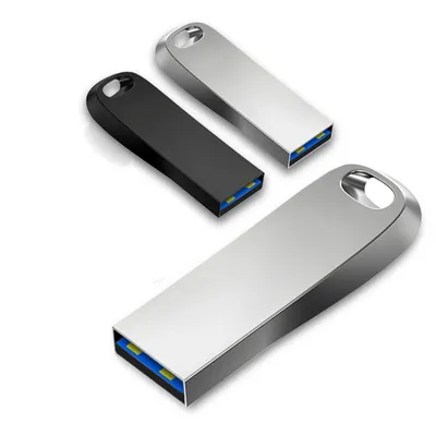 Hochgeschwindigkeits-Stick-Speicherstick – USB-Stick aus Metall, U-Disk, 8 GB/16 GB/32 GB/64 GB/128 GB Pen-Laufwerk für schnelle Datenübertragung und Speicherung Image