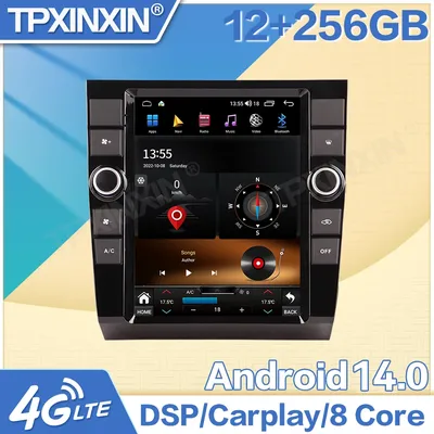 Android 14 Wireless Carplay Navi Car Radio For Audi A4 2002 2003 -2008 10.4 Inch Touch Screen