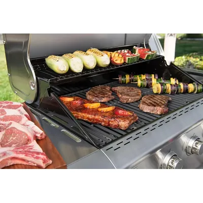 4-Burner (48000 BTU) Premium Dual Energy Propane Gas Grill, With Infrared Side Burner(15000BTU),