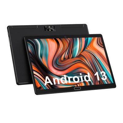 "TEMU For 13 Tablet - 10.1" Full Hd Ips Display, 4g Lte & Wifi, 64gb Storage With 512gb Memory Card Support, 13mp+5mp Cameras, Gps, 6000mah Battery, Black" Image