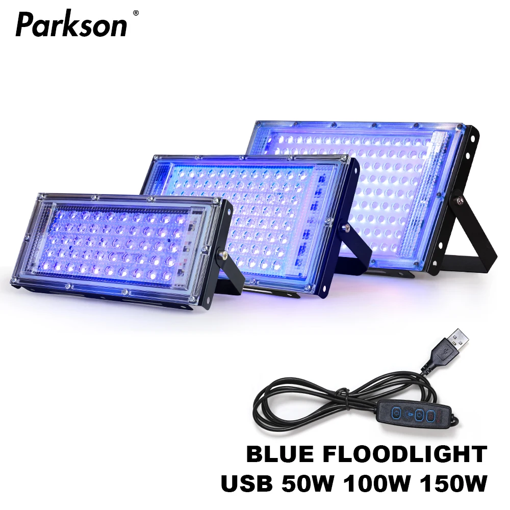 LED UV USB Flutlicht 50W 100W 150W Disco Party LED USB Bühne Schwarzlicht AC 220V Ultraviolett fluoreszierende Bühnenlampe Flutlicht