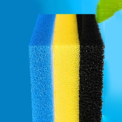 2PCS Fish Tank Filter Cotton Black Thickened Biochemical Cotton Water Rattan Cotton Turtle Tank