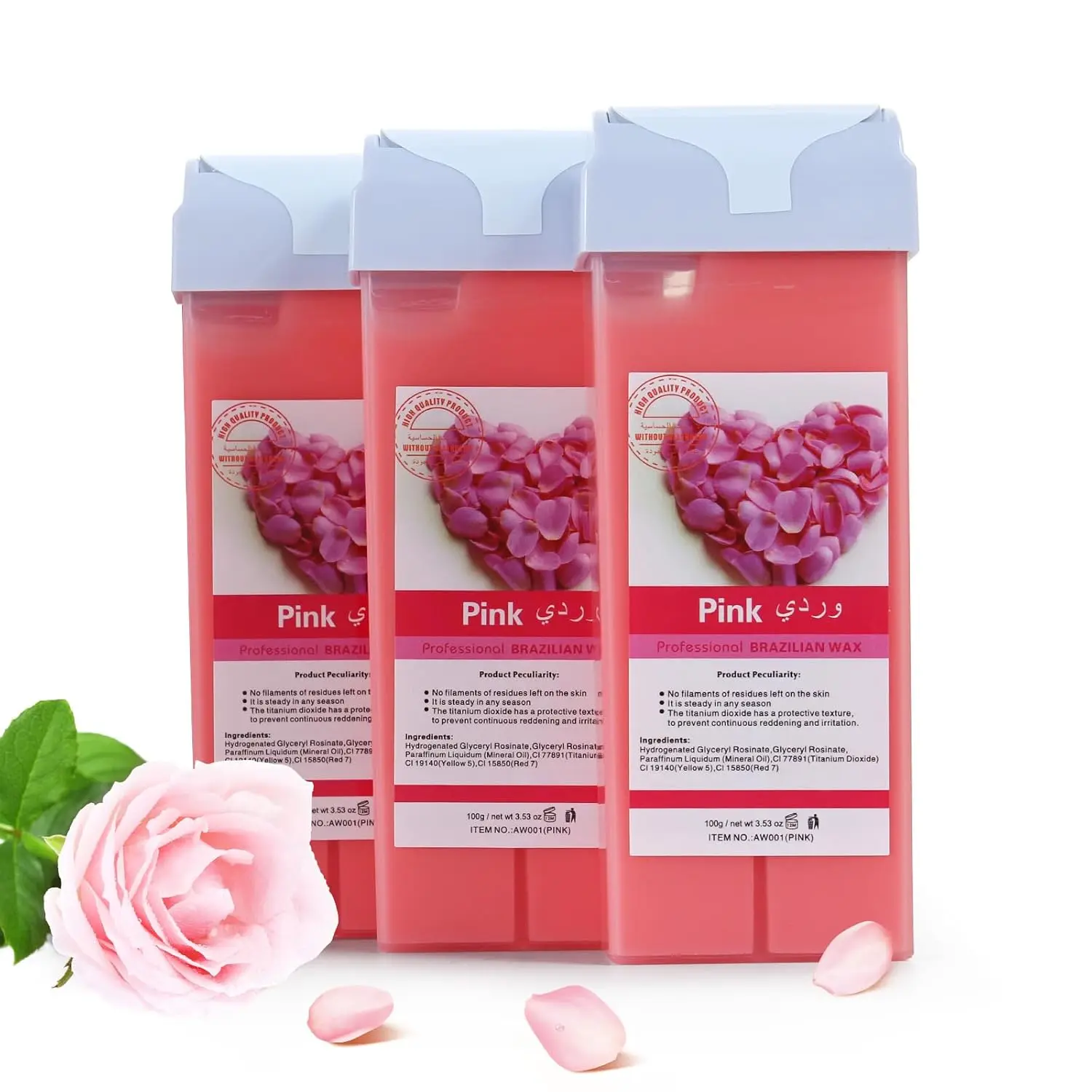 Roll-on-Wachs-Nachfüllung, schmerzloses Roll-on-Wachs zur Haarentfernung, Enthaarungskartusche, Wachswärmer für die Haarentfernung lavendelfarbener Bikini-Körper Image