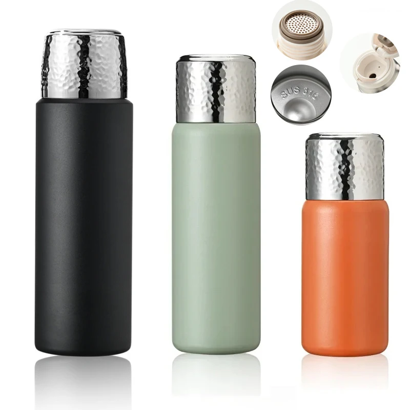300 ml Tragbare Thermos Tasse Reise Thermos Flasche Isolieren Tasse Edelstahl Kalt Heißes Getränk Kaffee Wasser Flasche Vakuum Flaschen Image