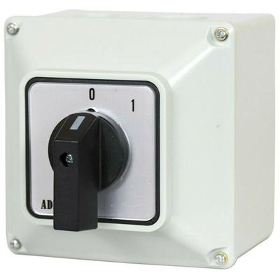 Universal-Nockenschalter 0-1 Drehschalter im Gehäuse 40A 230/400V 3 Phasen 2 Positionen IP65 Image