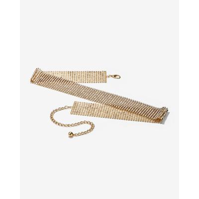 Boston Proper - Rhinestone Chain Belt Gold - Small