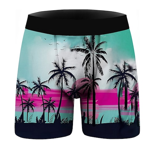 Kurze Boxershorts Unterwäsche Grafikdrucke Lustig für Herren Erwachsene 3D-Druck für Maskerade Urlaub Image
