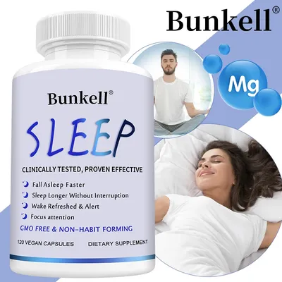 Sleep Supplement - Contains Magnesium Oxide, Magnesium Citrate, Magnesium Glycinate To Support