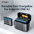1 pz aMagisn Batteria Caricatore Veloce Portatile Custodia di Ricarica Accessori per Fotocamera Sportiva per Insta360 ONE X2