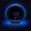 2 "52MM blu LED indicatore di livello del carburante misuratore del serbatoio dell'olio per auto moto barca con allarme sensore di livello del carburante 240-33ohm universale