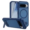 Per Magsafe Aromr Custodia per telefono opaca antiurto per Google Pixel 9 Pro XL 8A 8 Pro Custodia magnetica per supporto di ricarica wireless