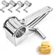 Affettatrice per formaggio in acciaio inossidabile Trituratore Tamburo Manovella Grattugia rotativa Set Taglia formaggio Grattugia Taglierina per burro Gadget da cucina