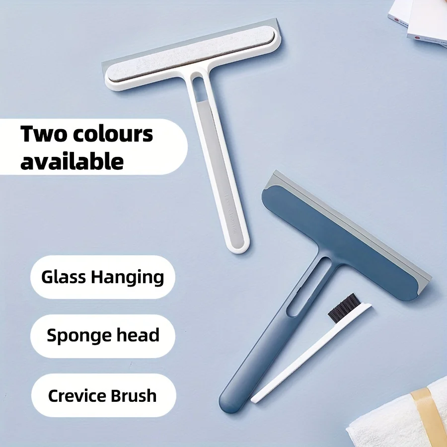 1pc Silikon Wasser Wischer Platte Glas Reiniger Schaber Auto Windschutzscheibe Reinigung Rakel Für Auto Windschutzscheibe Fenster Badezimmer Küche Image