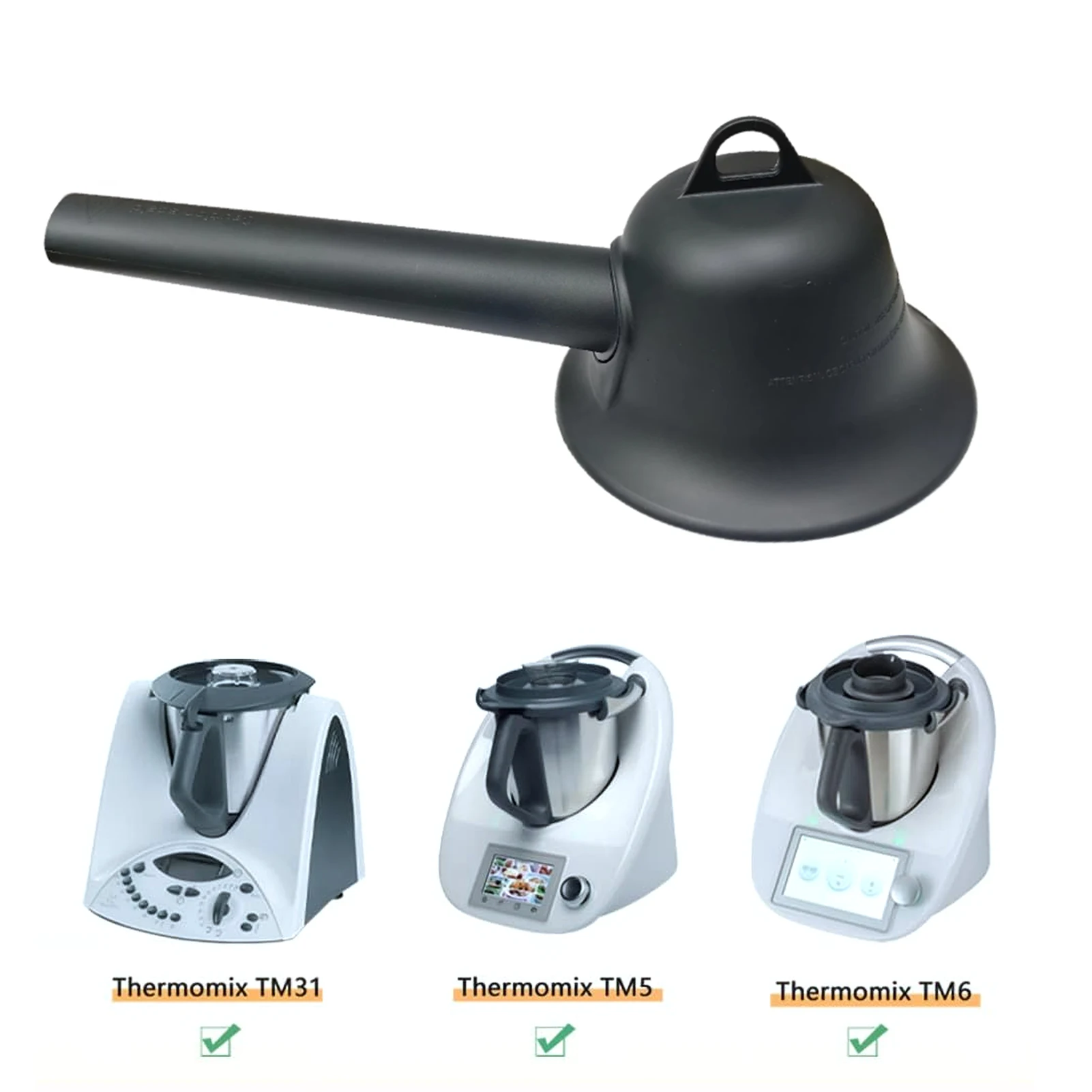Dampfumsteller für Thermomix TM31 TM5 TM6 Führungsrohr für Monsieur Cuisine Connect/Smart Universal Image