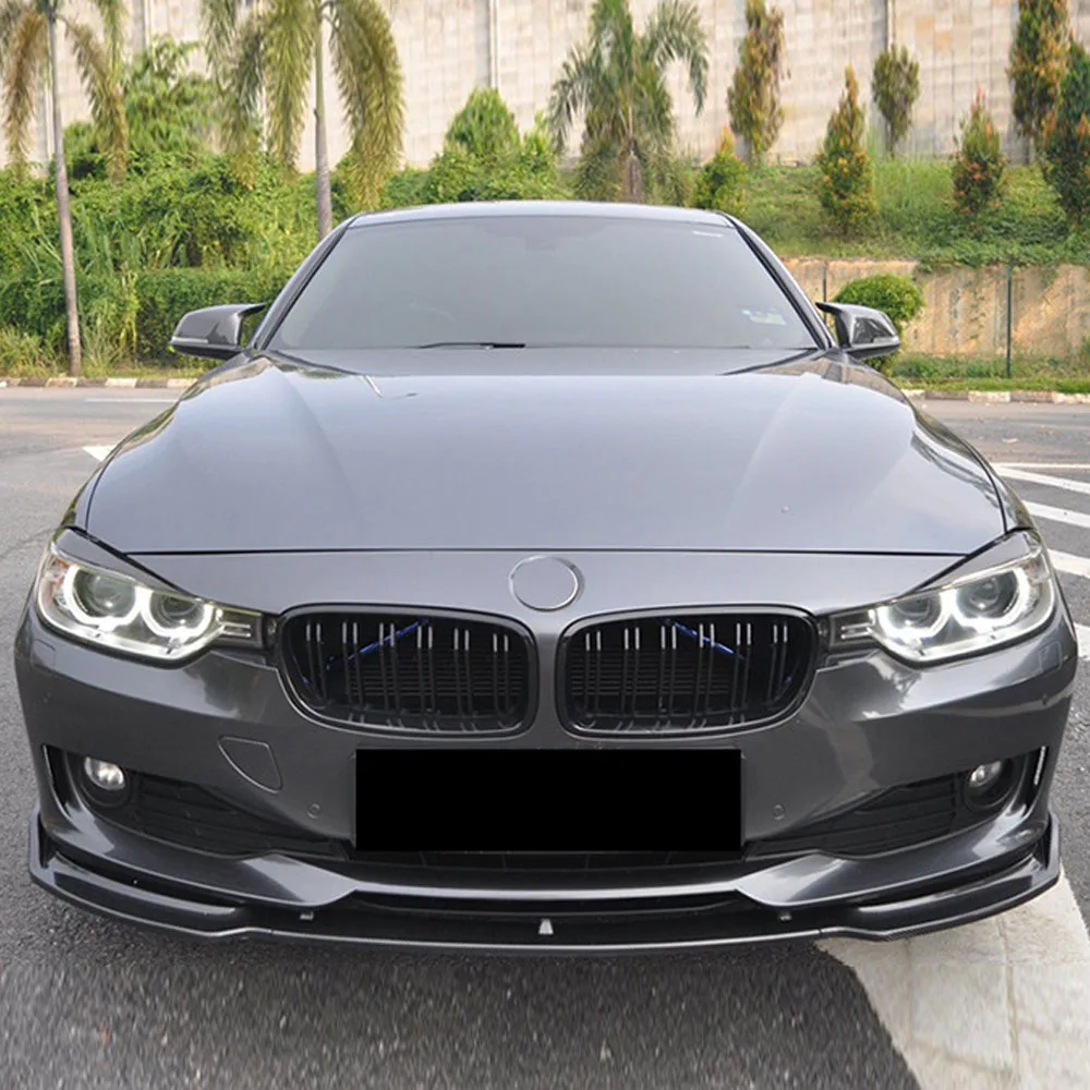 Per BMW Serie 3 F30 F31 Standard 2013-2019 e F30 F31 M-Sport 2012-2018 Auto Paraurti Anteriore Lip Spoiler Splitter Diffusore Bodykits