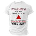 T-shirt humoristique et offensant pour hommes T-shirt drôle avec argot à manches courtes T-shirt impression 3D col rond mode quotidienne vêtement de rue noir blanc rouge été printemps vêtements S M L