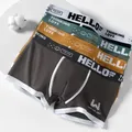 1 pz/6 pezzi boxer in cotone da uomo mutandine intimo 3 colori L XL 2XL 3XL cintura morbida con lettera traspirante morbido sport di moda