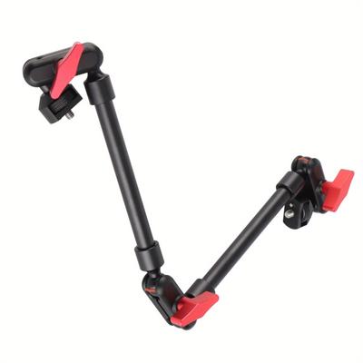 "TEMU Keenso Super Camera With Adjustable Magic Arm 22in, Camera Mount Clamp Articulating Arm Friction Magic Arm With Dual Ball Head Adapter 1/ 4"" Thread For Led Lights Tripod Rig Microphone Pole Desk"