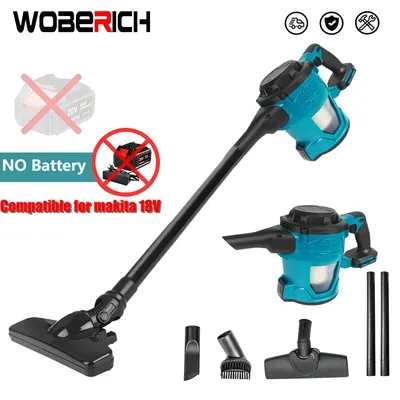 Cordless Protable Elektrische Staubsauger Handheld Wiederaufladbare Staub Teppich Sammler Maschine Für Makita 18v Batterie Image