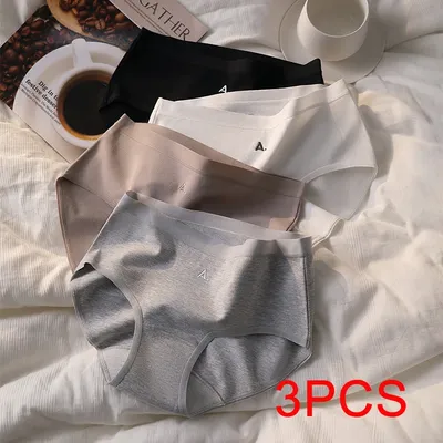 3PCS Mode Nahtlose Höschen für Frauen Sexy Unterwäsche Hohe Taille Shaper Höschen Dessous Gesäß Image