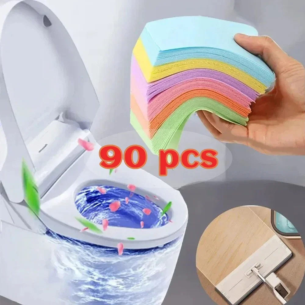 Toiletten reiniger Blatt wischen den Boden Toiletten reinigung Haushalts hygiene Toilette Deodorant gelb Schmutz Toiletten reinigungs werkzeug Image