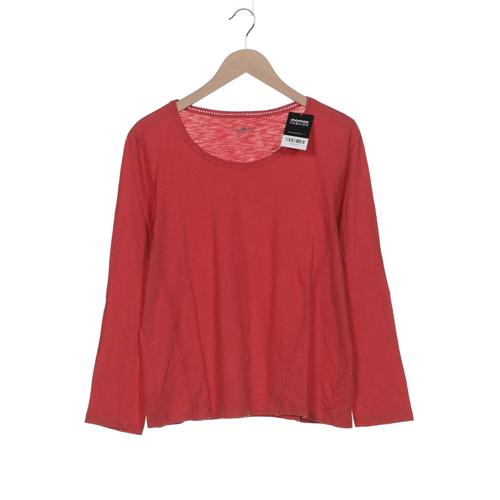 Grüne Erde Damen Langarmshirt, Gr. 46, rot, Baumwolle