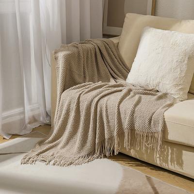 Waffle Weave Blanket Soft and Textured Design for Ultimate Comfort Lightweight and Breathable Perfect for All-Season Use Adds a Minimalist and Stylish Touch to Your Home Durable and Easy to Maintain