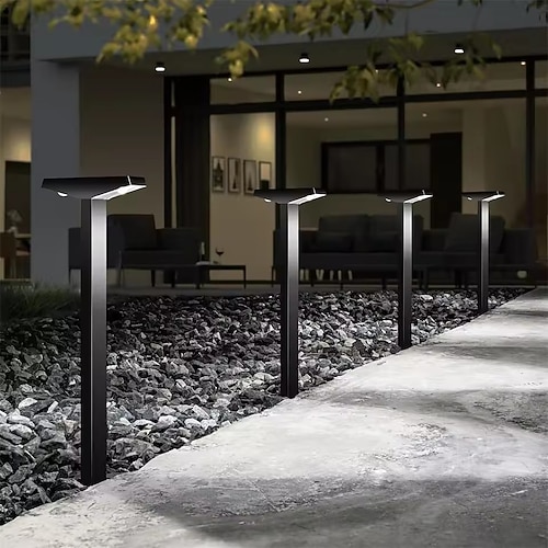 Solar-Gartenleuchte für den Außenbereich, wasserdicht, Wegbeleuchtung, Graslandschaftslampe, Villa, Hof, Park, Weg, Rasen, Weg, Dekorationsbeleuchtung, 1/2/4 Stück Image