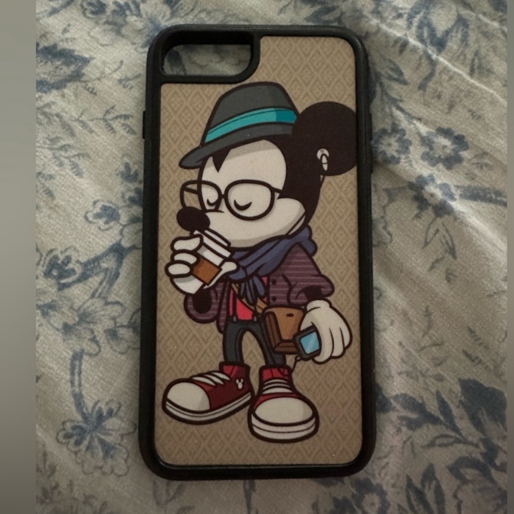 Disney Cell Phones & Accessories | Hipster Mickey Iphone 7 Or 8+ Phone Case | Color: Black | Size: Iphone 7/8+