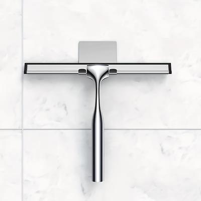 TEMU 1 Set Of Steel For Bathroom, , And Car Cleaning, -function Sticky , 10 Inches, Stylish Silvery Image