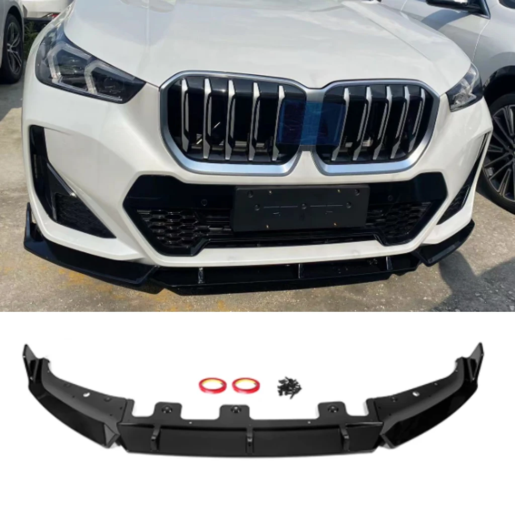 Paraurti anteriore Lip Spoiler Per BMW X1 U11 IX1 M Sport 2023 2024 2025 Paraurti Anteriore Protezione Lama Inferiore Splitter Car Styling
