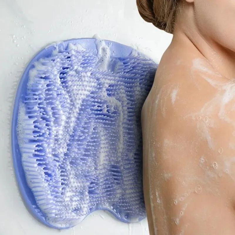 Multifunktion ale Badezimmer Rücken peeling Bürste Silikon wieder verwendbare rutsch feste Dusche Rücken Schaber Fuß massage Reiniger Bad Werkzeug