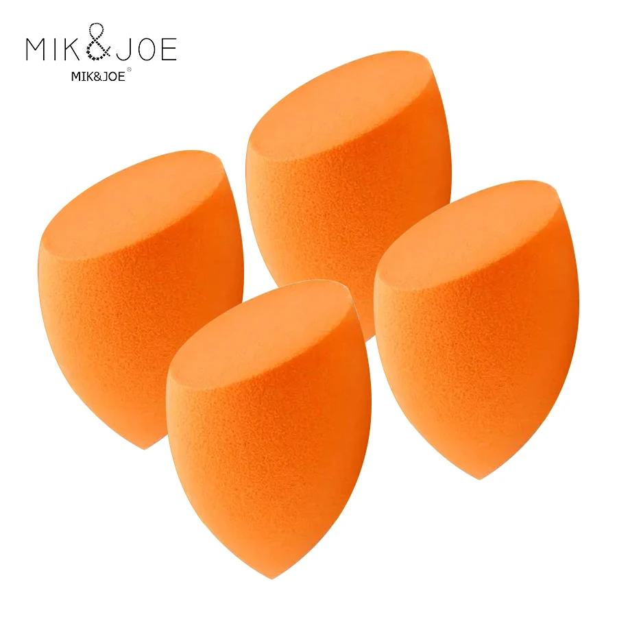 4Pcs Make-Up Schwamm Puderquaste Trocken und Nass Kombiniert Schönheit Kosmetik Ball Foundation Puderquaste Bevel Cut Make-Up Schwamm werkzeuge