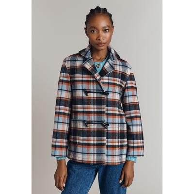 Ghost Daphne Checkered Wool Blend Duffle Jacket