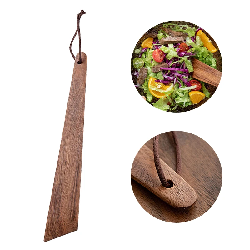 Spatule en bois de teck, petite spatule de cuisine pour la cuisson, spatule à crêpes aux œufs, tourneur, ustensiles de cuisine en plein air, outils de cuisine