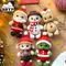 Weihnachten Häkeln Baumwolle Baby Plüsch Schneemänner Puppe kawaii Gestrickte Elf Stofftiere Neugeborenen Schlafen Kuscheln Puppe Baby Spielzeug