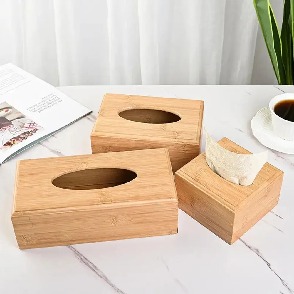 Holz Tissue Box Pump Box Serviette Box Holz Nass Tissue Halter Spender Hause Serviette Organizer Papier Halter Platz Tissue Box