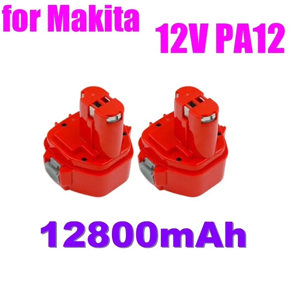 12 V 12800 mAh Ni-Mh Elektrowerkzeug-Akku für Makita Bohrer Bateria 1220 1222 1233S PA12 1235B 638347 -8-2 192681 -5 Image