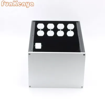 231x170x311mm EU UNS Stecker Power Box Hifi Home Audio Kopfhörer Fall Aluminium Vorverstärker Rohr Image