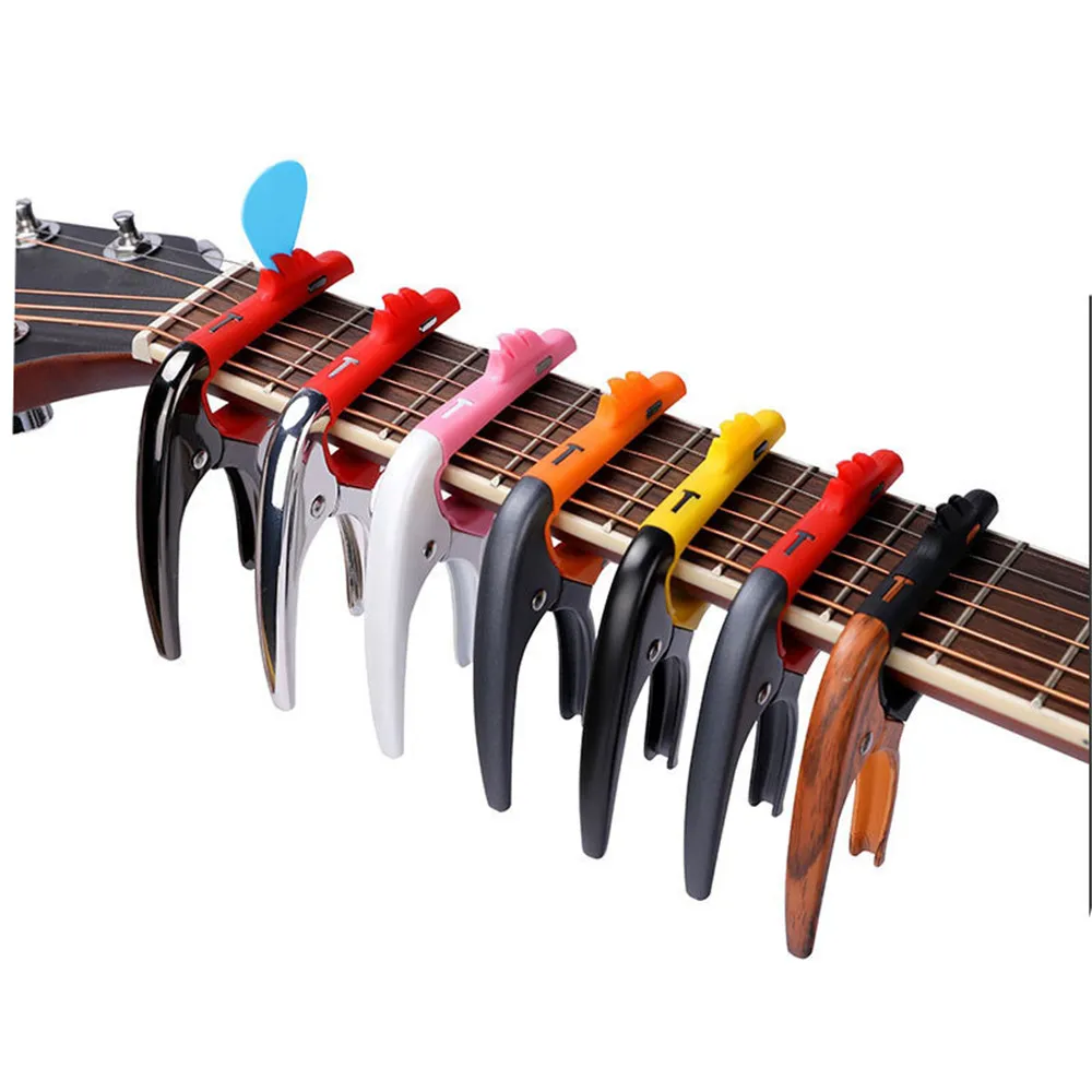 Flamingos Gitarre Capo tragbare Gitarre Universal Capo Metall Tuning Clamp abnehmbare Klemme Gitarren teile Zubehör Tuning Tools Image