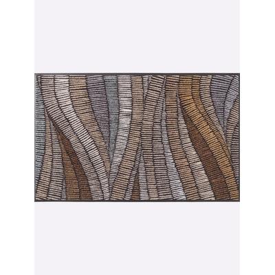 Fußmatte Gr. 5, beige (natur, grau), B:60cm H:7mm L:180cm, Polyamid, Kunstfaser, Teppiche Image