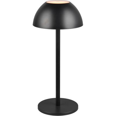 LED Außen-Tischleuchte MY HOME "Abbey Tischleuchte (Stück)", schwarz (schwarz matt), H:30cm Ø:13,5cm, Lampen, Outdoor Akku Tischlampe Pilzdesign, USB-C, 4-fach Touch Dimmer, IP54 Image