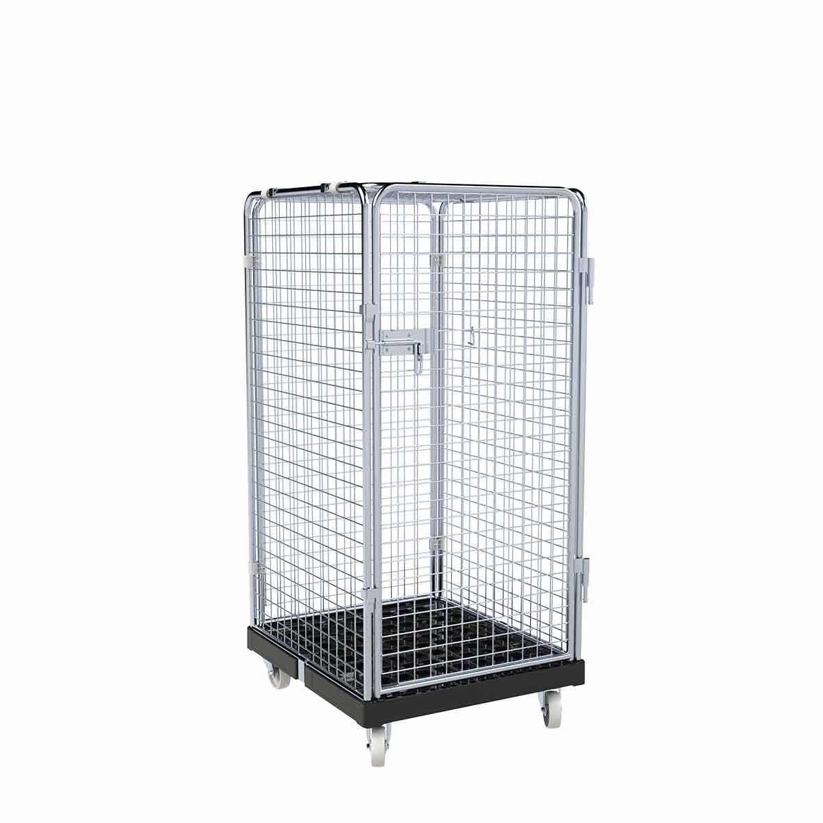 Rollbehälter ADB 1350 KU schwarz, 724 x 815 mm, 5-seitig, 1 Tür, Cr 3 Image