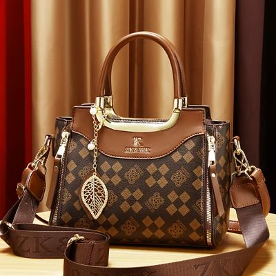 TEMU Day Gift For Mom Luxury Handbag, Family Ladies' Lightweight Premium Single Shoulder Crossbody Bag New Fashionable Elegant Easter Image