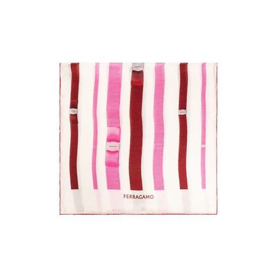 Silk Scarf - Red - Ferragamo Scarves